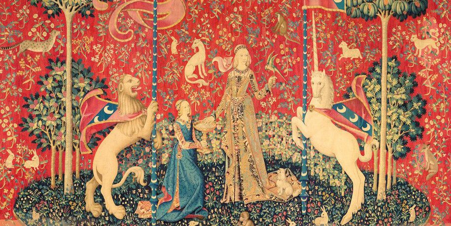 The lady and the unicorn. Courtesy of Art Gallery of NSW