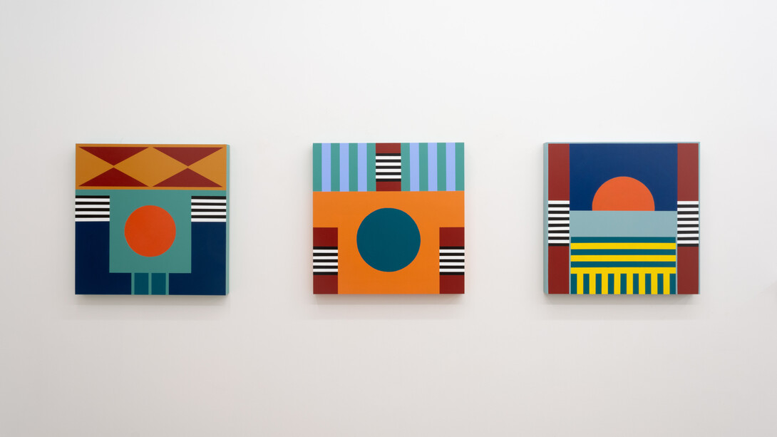 Dahlia Elsayed, Real Feel, 2023, installation view. Courtesy of Morgan Lehman Gallery, NYC