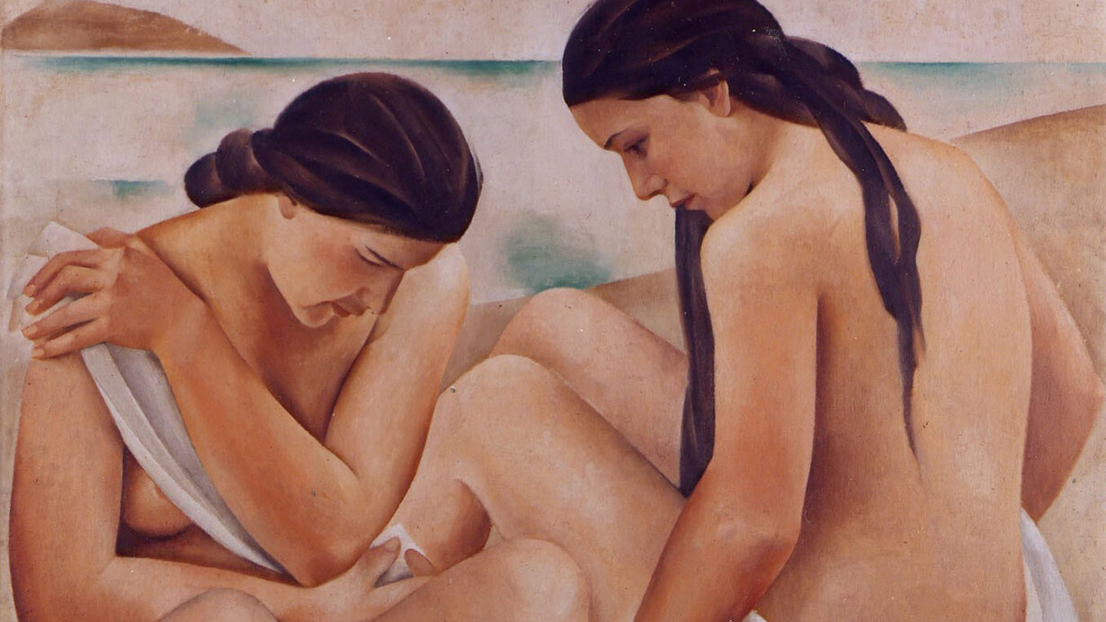 Jean Berque, Deux nus (two nudes), 1923. Courtesy of Museo de Bellas Artes de Bilbao