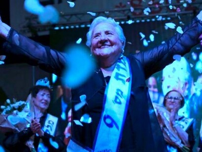 Una participante en el certamen