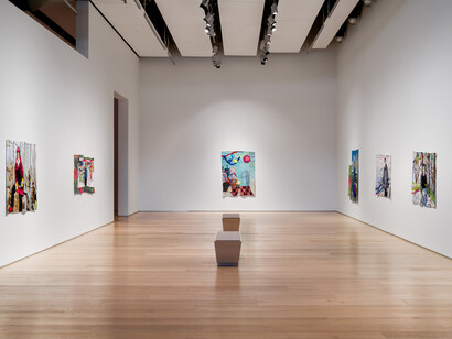 Hangama Amiri, Parting/فراق, exhibition view. Courtesy of T293