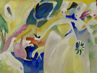 Pastorale, February 1911, Oil on canvas, 105.7 x 156.5 cm, Solomon R. Guggenheim Museum, New York, Solomon R. Guggenheim Founding Collection 45.965 © 2014 Artists Rights Society (ARS), New York/ADAGP, Paris