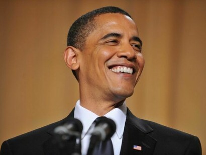 Un primo piano di Barack Obama