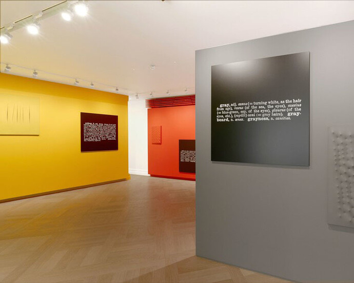 Colour in Contextual Play, Exhibition view. Courtesy of Mazzoleni London