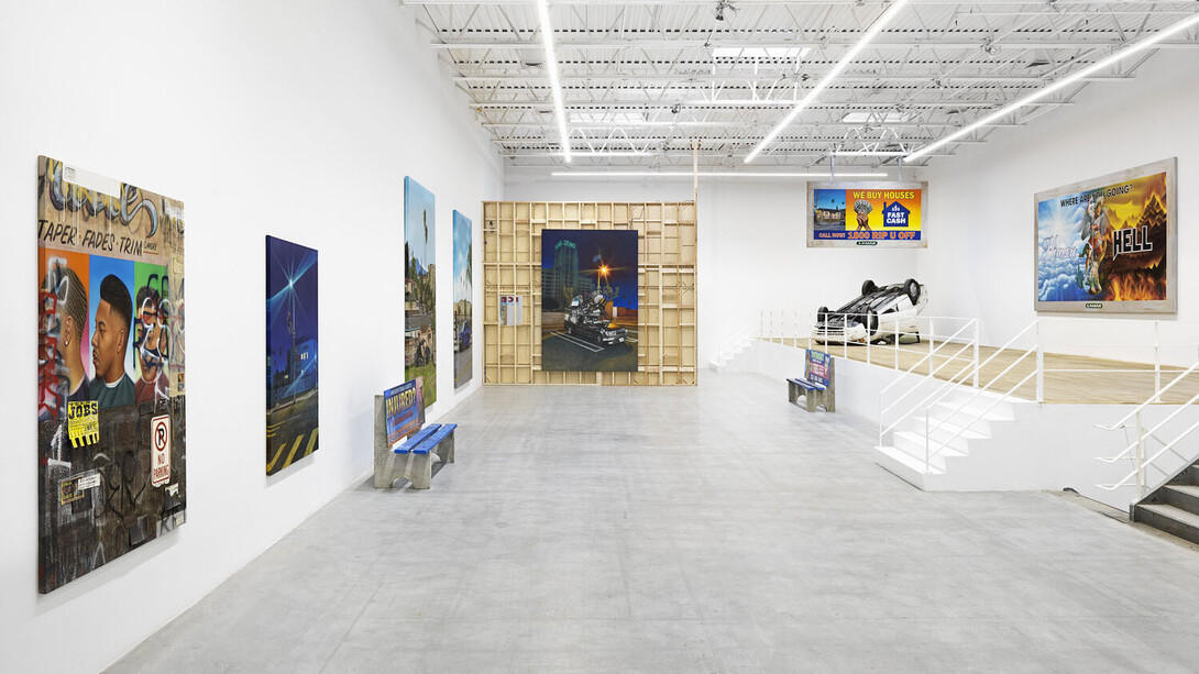 Alfonso Gonzalez Jr., This was here, exhibition view. Courtesy of Jeffrey Deitch Gallery