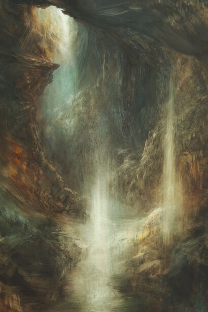James Naughton, Cave, 120 x 70 cm