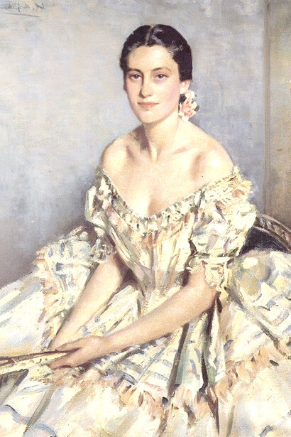 Retrato de Jane Austen, Wilfrid de Glehn, circa 1935