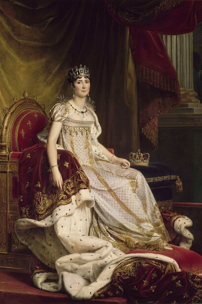 Baronessa François Gérarsd Joséphine in costume