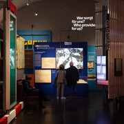 Hot questions, cold storage, exhibition view. Courtesy of Architekturzentrum Wien