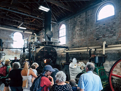 Whare mapu. Pumphouse, exhibition view. Courtesy of MOTAT