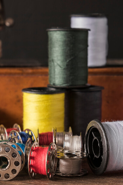 Itens de costura. A ideia principal é permitir flexibilidade e personalização