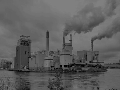 Carbon emissions from the plant in an offshore setting