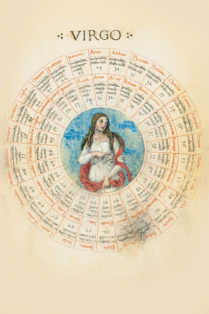 Página del «Libro del juego de las suertes» de Lorenzo Spirito Gualtieri 