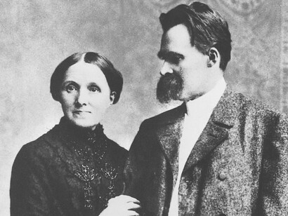 Elisabeth Förster-Nietzsche y Friedrich Nietzsche (hermanos)