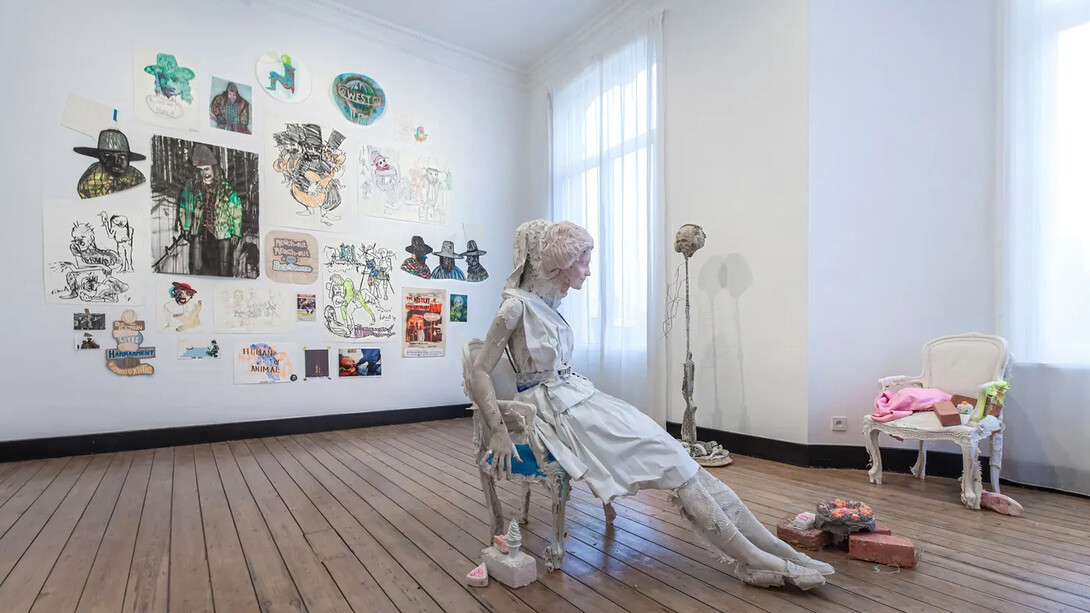 Folkert de Jong, Old DNA, vue de l’exposition. Avec l’aimable autorisation de la galerie Christophe Gaillard