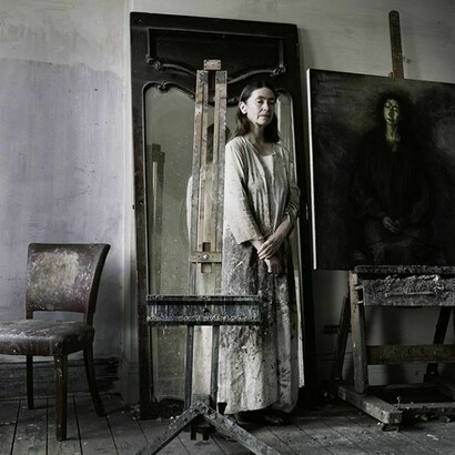 Nicholas Sinclair, Celia Paul, photographic print on paper, Photograph © Nicholas Sinclair