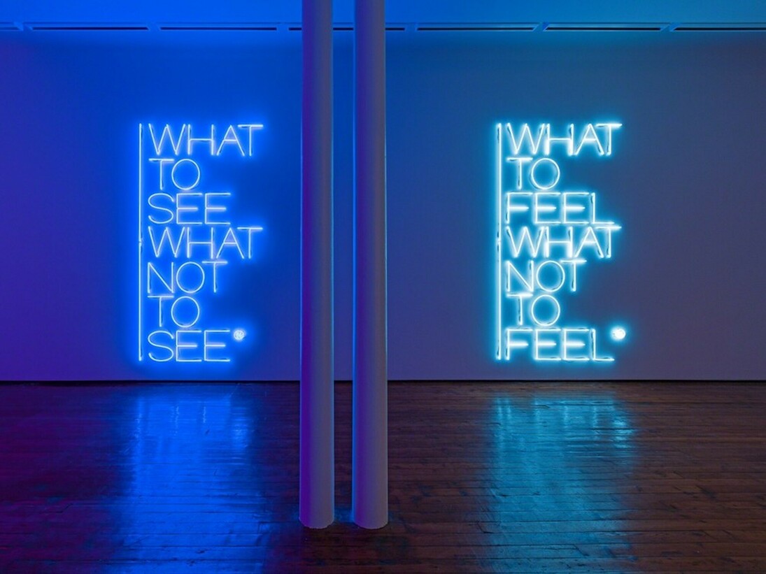 What to see what not to see, Exhibition view. Courtesy of Galleria Fumagalli