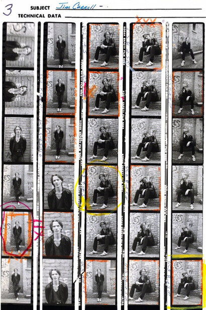 Michael Zagaris, Jim Carrol , 1979. Courtesy of Milk Gallery