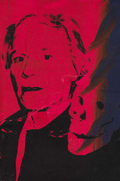 Andy Warhol, Self-portrait with skull, 1978. Courtesy of National Galleries of Scotland