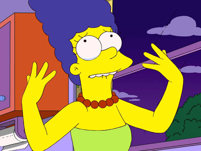 Marge, la madre en "Los Simpson"