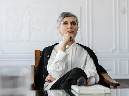 In this moment of reflection, she's exploring the idea that being open to new perspectives is a powerful way to grow and evolve