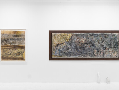 Sari Dienes, Night eyes, exhibition view. Courtesy of Eric Firestone Gallery