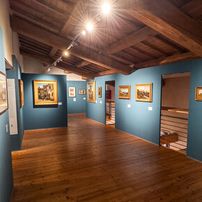 Stanislao Pointeau, a Tuscan Macchiaiolo of French descent, exhibition view. Courtesy of Gallerie degli Uffizi