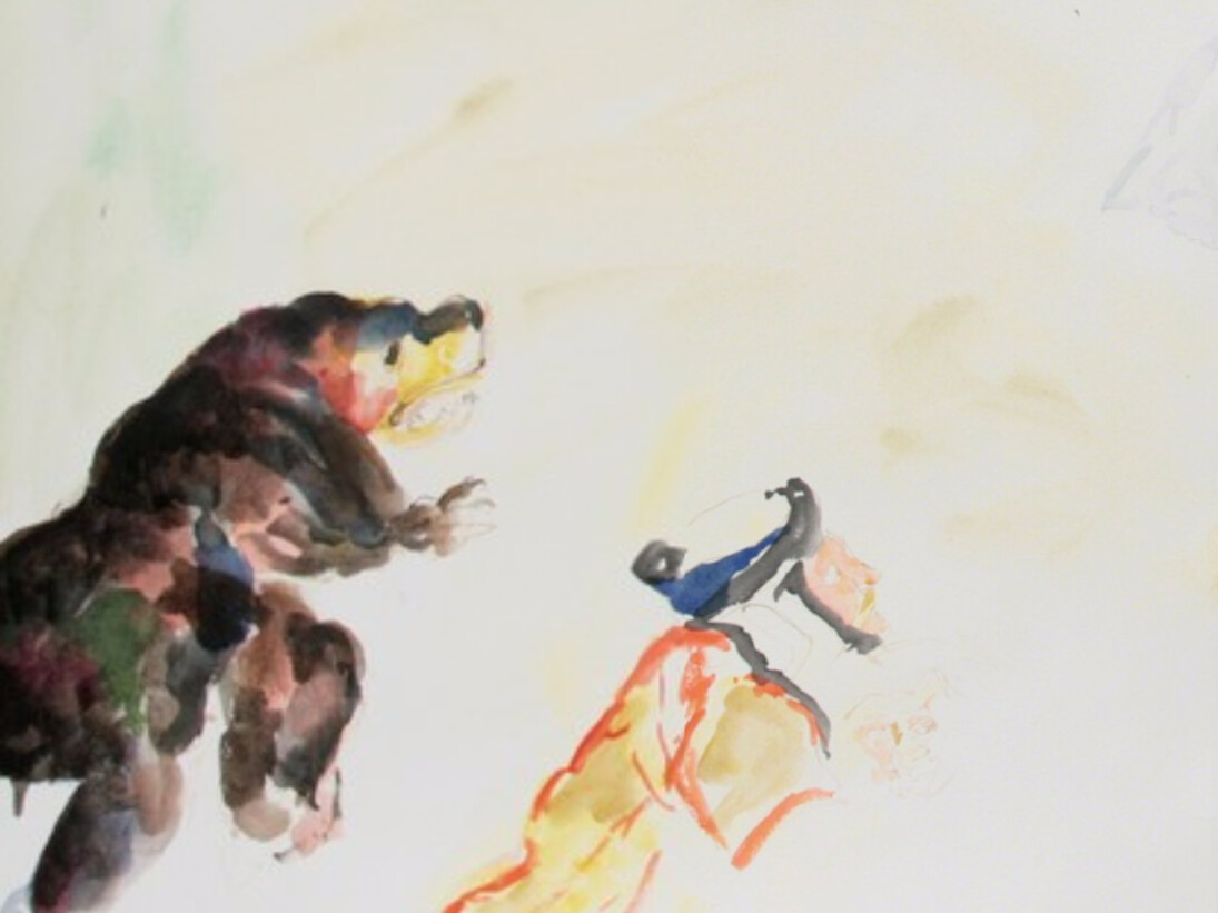 Anne Chu, Burial of the Sardine #4, 2016. Courtesy of Anglim Gilbert Gallery