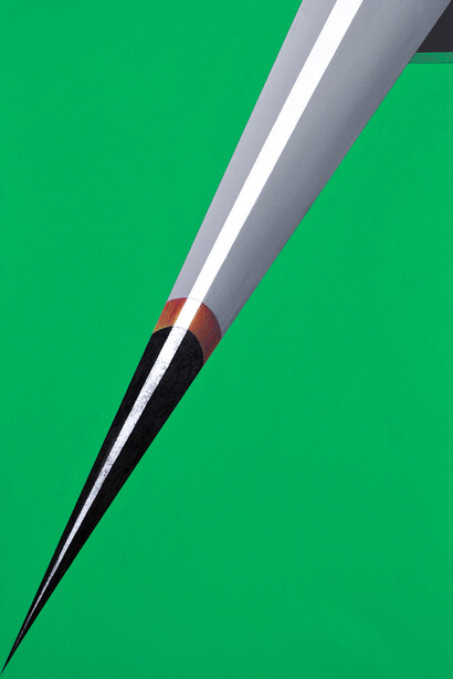 Iacopo Pesenti, Enigma, tecnica mista su tela, 90x50 cm, 2018