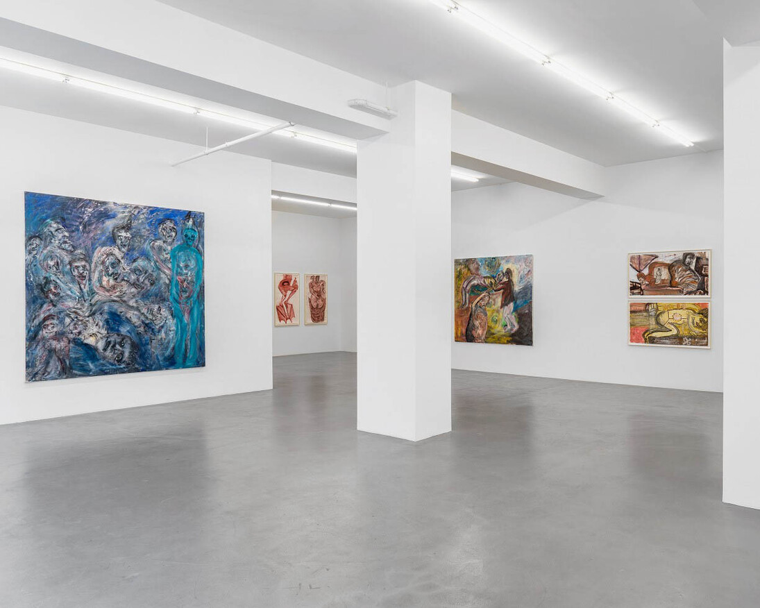 Martin Disler, exhibition view. Courtesy of Buchmann Galerie