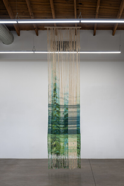 Frances Trombly, Weaving (Suspended), 2026. Courtesy of Mindy Solomon Gallery