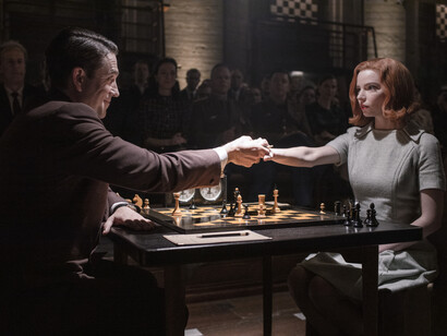 Fotograma de la serie «Gambito de dama»