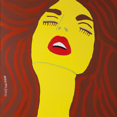 Maripaz Jaramillo, Ellas, Acrílico sobre tela, 50 x 50 cm, 2011