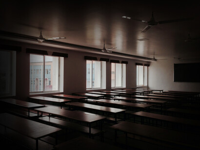 Aula de clases vacía