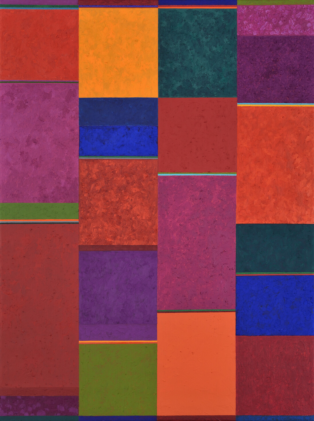 Gonçalo Ivo, Contrepoint, 1,30 x 0,96m, 2014, huile sur toile, Courtesy Galerie Boulakia