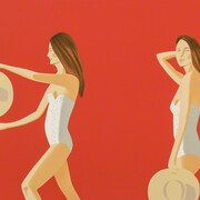 Alex Katz, Ariel (Red), 2016. Courtesy of Kenneth A. Friedman & Co.