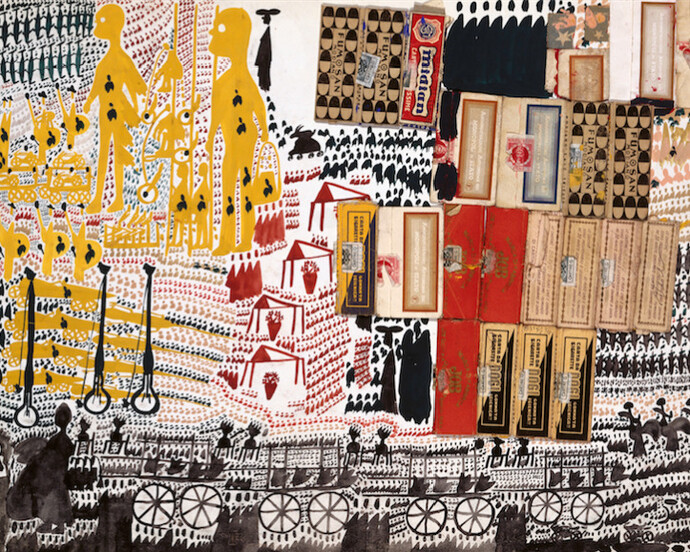 Carlo Zinelli. Courtesy of American Folk Art Museum 