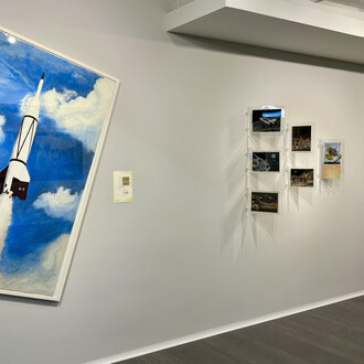 Andrés Orjuela, Alguien nos ha estado mirando, exhibition view. Courtesy of La Balsa Gallery