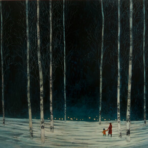 Daniel Ablitt, 'Leading the way home', oil on board £3000, 80x100cm