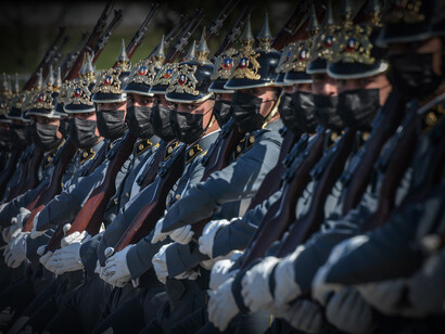 Desfile del Ejército de Chile en un acto de la institución castrense