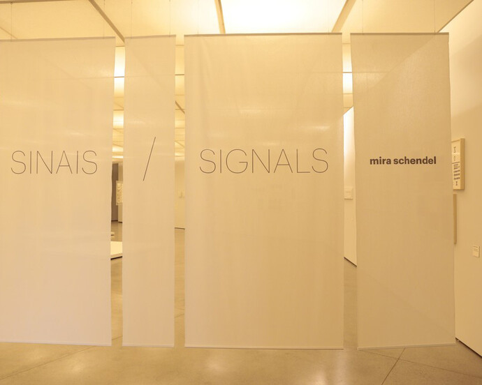 Sinais/Signals Mira Schendel. Courtesy of MAM