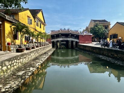 The iconic Japanese bridge of the 16th century symbolizing a blend of cultures in Hoi An, Vietnam  ©Alma Reyes