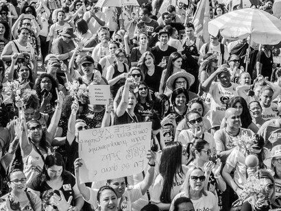Manifestación en Brasil