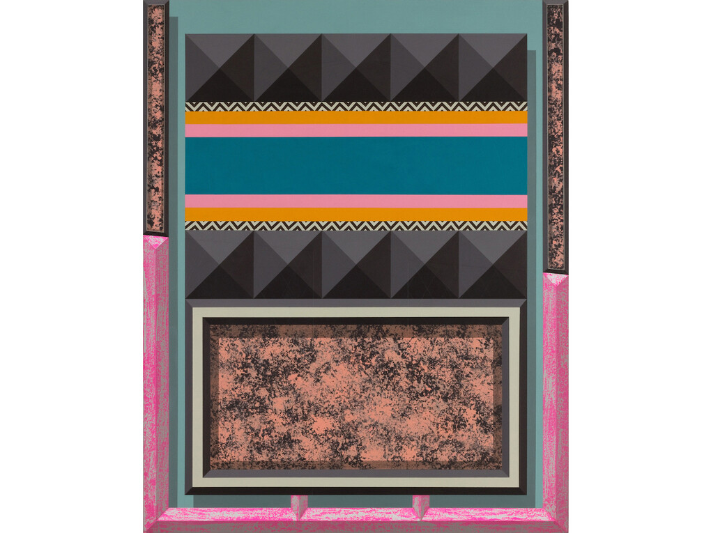 Ben Cove, Stack, 2015, acrylic on panel, 62.5 x 50 cm, Copyright the artist and Peter von Kant