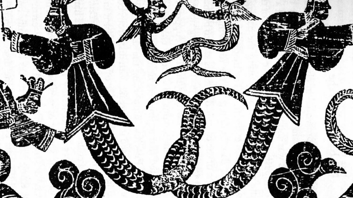 Representación de Nüwa, ser de la mitología china