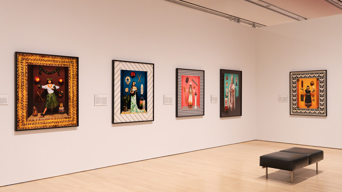 Cara Romero, Panûpünüwügai (Living light), exhibition view. Courtesy of Phoenix Art Museum