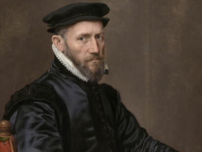 Anónimo- Retrato del comerciante y agente financiero de la corona inglesa en Holanda, Sir Thomas Gresham