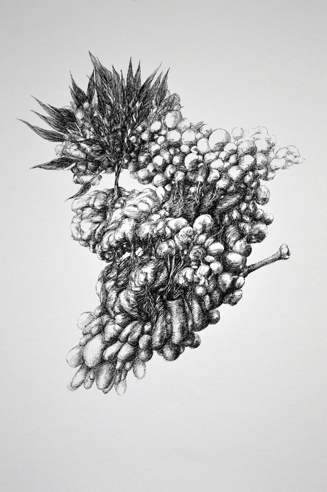 Silène Audibert
Montagnes de désirs, 2014
Papier, plume, encre de Chine
30 x 40 cm
Courtesy de l’artiste et Noorforart Contemporary Gallery