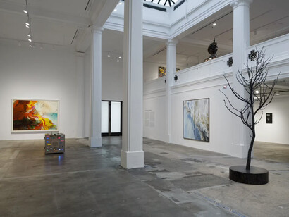 Keith Tyson, The generative universe, exhibition view. Courtesy of Hauser & Wirth Gallery