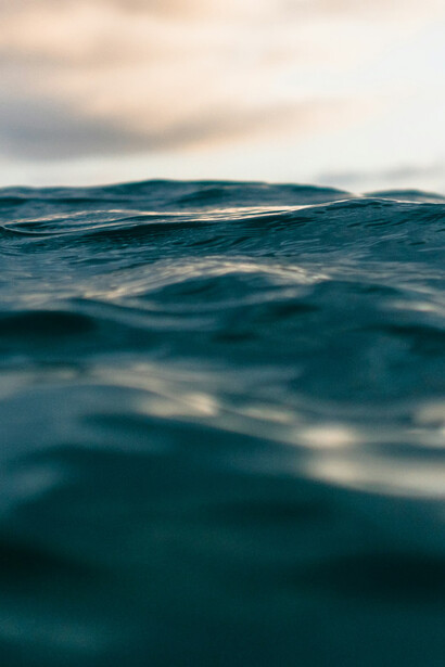 Oceanic waves represent nature's rhythm